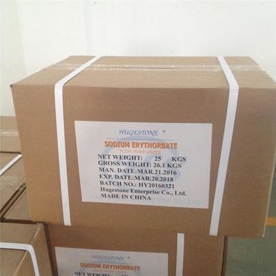 Erythorbate de sódio de qualidade alimentar C6H7NaO6 em material de embalagem de papel