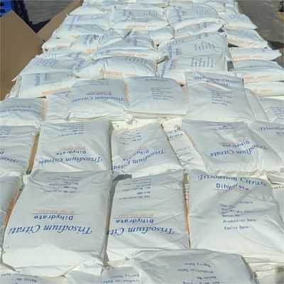 Citrato de sódio de qualidade alimentar Na3C6H5O7 com certificação ISO e CAS 68-04-2