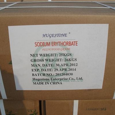Erythorbate de sódio de qualidade alimentar C6H7NaO6 em material de embalagem de papel
