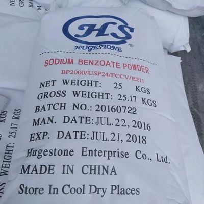 Aditivo alimentar benzoato de sódio NaC6H5CO2 CAS 532-32-1 EINECS 208-534-8 para a indústria alimentar