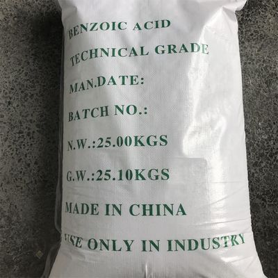 99% de pureza Ácido benzoico Fórmula molecular C6h5cooh para desempenho de nível técnico