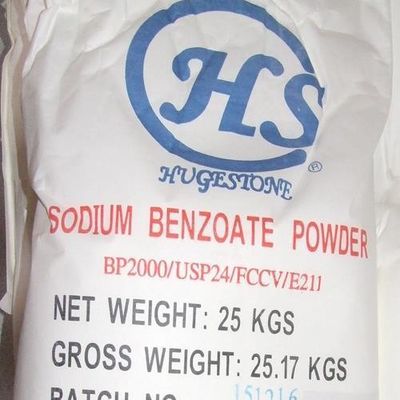 Conservante alimentar Benzoato de sódio em pó 99% EINECS 208-534-8 Recursos Químicos orgânicos