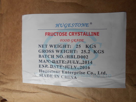 Fructose cristalina de qualidade alimentar com fórmula molecular C6H12O6 n.o CAS 57-48-7