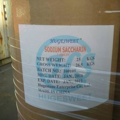 Adoçante Sódio Sacarina Grau alimentar com fórmula EINECS 204-886-1 C7h4nnao3s.2 H2O