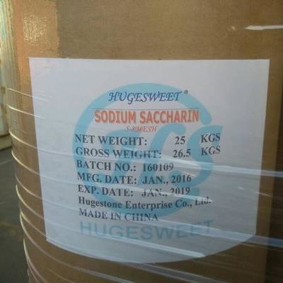 Adoçante alimentar Sódio-sacarina CAS n.o 6155-57-3 Bp/USP/Ep/FCC com especificações Bp/USP/Ep/FCC
