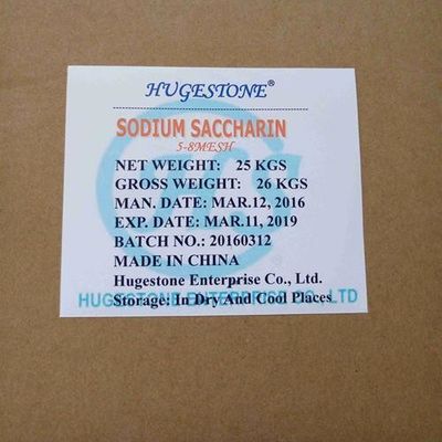 Adoçante alimentar Sódio-sacarina CAS n.o 6155-57-3 Bp/USP/Ep/FCC com especificações Bp/USP/Ep/FCC