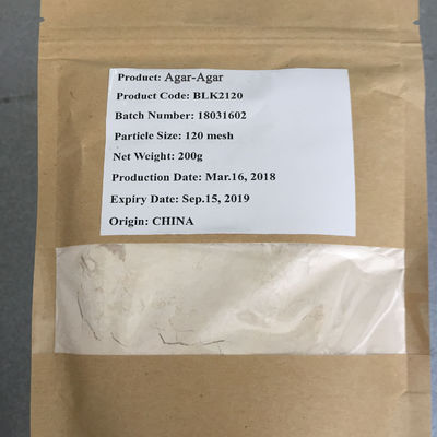 1200 Fórmula molecular C12h18o9 N Agar Agar para aplicações de qualidade alimentar