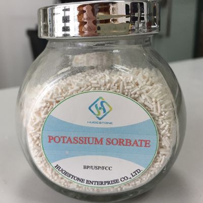 Grau alimentar C6H7KO2 Fórmula molecular Sorbato de potássio em pó para a indústria alimentar
